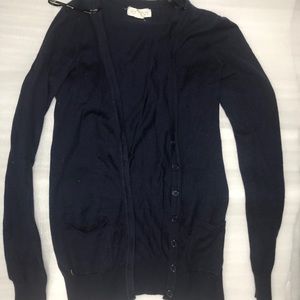 Navy Blue Forever 21 Cardigan